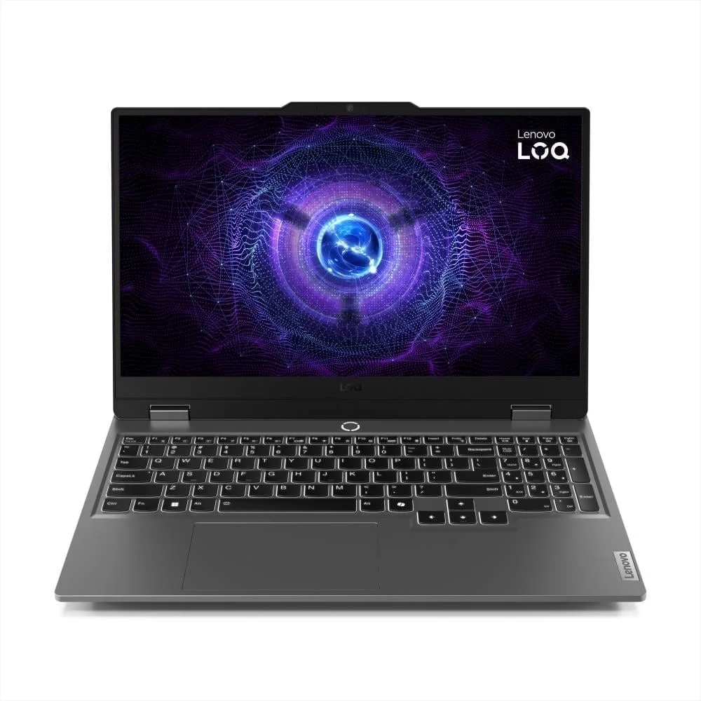 Lenovo LOQ 83GS001BUS, Intel Core i5-12450HX, 12Gb 4800MHz DDR5, 512GB SSD,NVIDIA® GeForce RTX™ 2050 4GB, 15.6" FHD 144hz (1920X1080 FHD), Web Cam 720p, Wi-Fi 6E con Bluetooth 5.3, Windows 11 Home