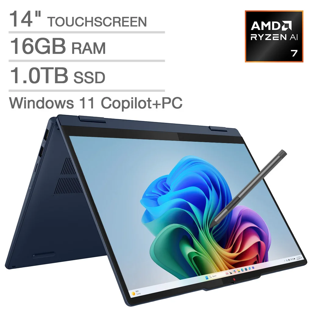 Lenovo Idepad 83KT001YUS, Amd Ryzen AI7 350